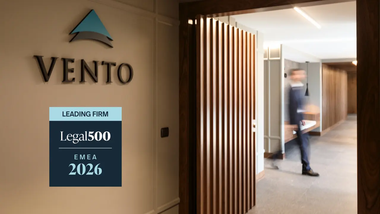 Por segundo año consecutivo, Vento figura en el ranking Legal 500 EMEA