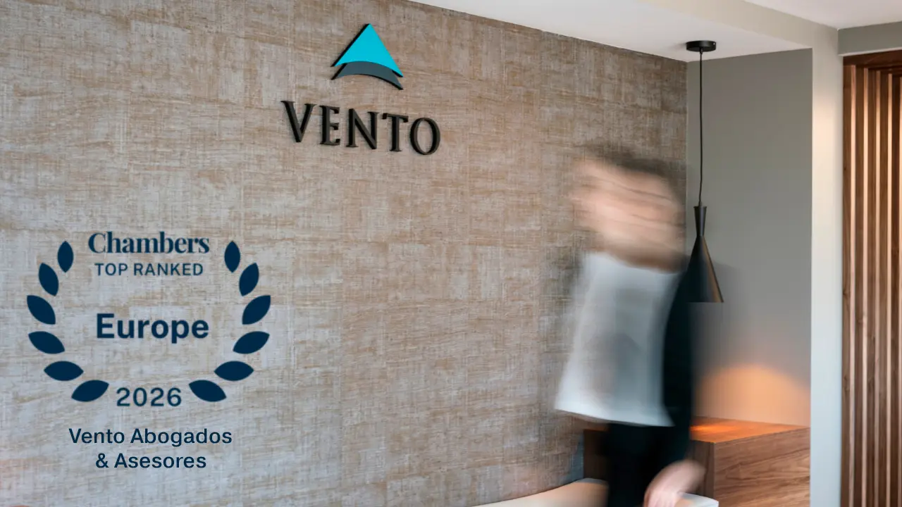 Vento figura en Chambers Europe 2026, un directorio jurídico de referencia a nivel internacional